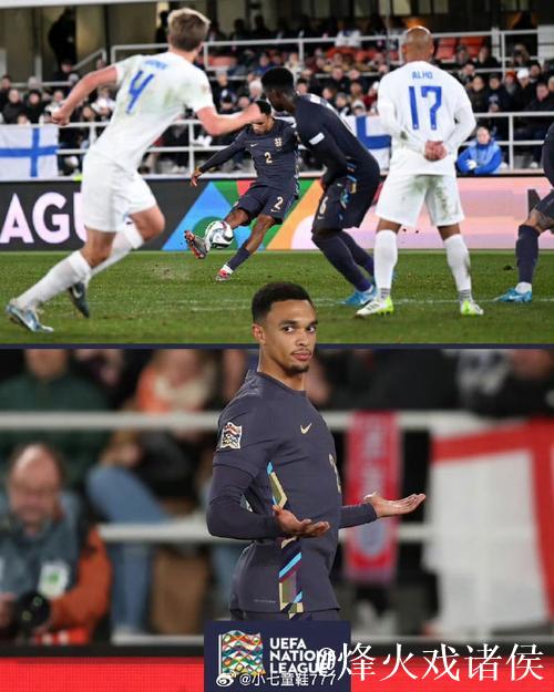 欧国联-阿诺德贡献进球格拉利什破网 英格兰3-1击败芬兰